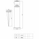 Solar lamp Galix G4585C Silver 150 Lm