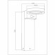 Solar lamp Galix G4590B Silver 1000 Lm