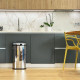 Cubo de basura Kitchen Move Gris Metal