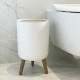 Cubo de basura Kitchen Move Marrón Madera 7 L