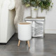 Cubo de basura Kitchen Move Marrón Madera 7 L