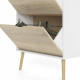 Zapatero Blanco Madera Roble 70,2 x 23,9 x 138,9 cm