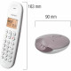 Teléfono Inalámbrico Logicom ILOA 155T SOLO Marrón Gris Taupé