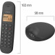 Teléfono Inalámbrico Logicom ILOA 350 TRIO Negro