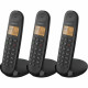 Teléfono Inalámbrico Logicom ILOA 350 TRIO Negro