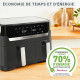 Air Fryer Moulinex Dual Easy Fry & Grill Black 1700 W 8,3 L