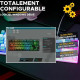 Keyboard The G-Lab KEYZ CAESIUM Grey Azerty French