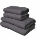 Toalla Lovely Home Gris 50 x 100 cm
