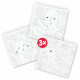 Drawing Set SES Creative Painting by number on canvas (3 Pieces)