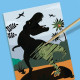 Set de Dibujo SES Creative 2 in 1 Dinosaurs