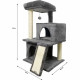 Rascador para Gatos FLOPI Dark Gris Felpa Madera (1 unidad)