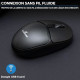 Ratón Inalámbrico Bluestork Office 25 Negro