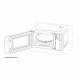 Microondas Continental Edison CEMO23B Negro noir 1280 W 23 L