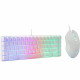 Teclado y Ratón The G-Lab COMBO-HYDRO Blanco
