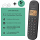 Teléfono Fijo Logicom DECT ILOA 150 SOLO Negro