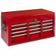 Tool drawer unit Defpro Red With key Metal 6 drawers