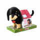 Peluche Animagic Waggles on the go con sonido Marrón
