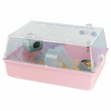 Jaula Ferplast Mini Duna Hámster Rosa Plástico