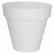 Maceta Riviera Blanco Plástico Cuadrada Ø 50 cm