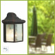 Aplique de Pared Brilliant Newport Exterior Negro oxidado E27 60 W