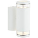 Aplique de Pared Brilliant Jandy Exterior 18 W Blanco GU10