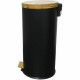 Cubo para la Basura Kitchen Move   Negro Negro mate 30 L