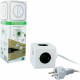 Regleta Enchufes 4 Tomas con interruptor   Cubo (1,5 m)
