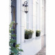 Jardinera Elho   Negro 50 cm Plástico Ovalada