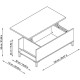 Side table T38147PL11LVO 100 x 50/72 x 42/55 cm Oak