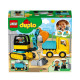 Playset Lego Construction 10931 Truck and Backhoe