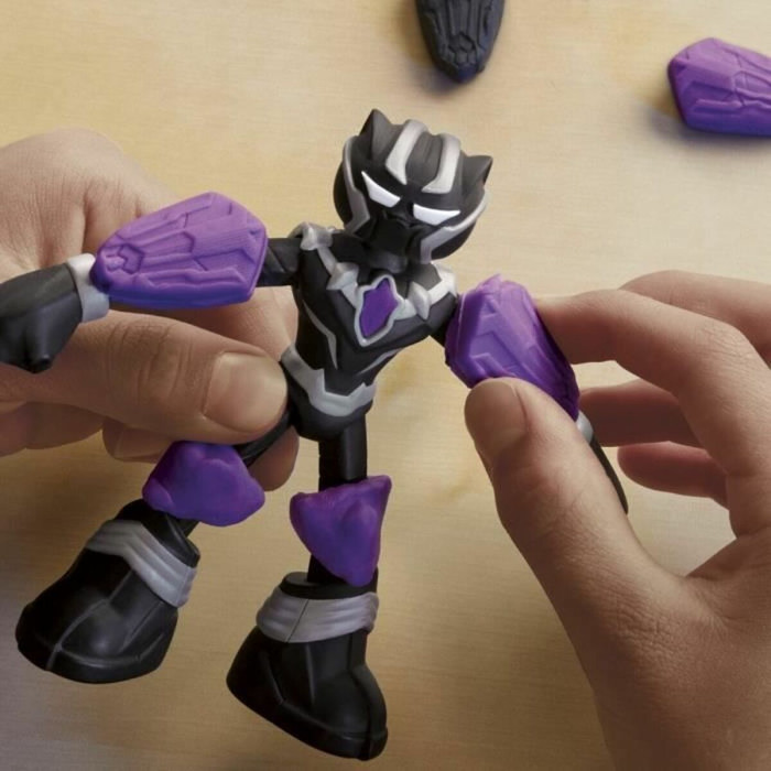 Modelling Clay Game Play-Doh Black Panther garras afiladas noir Modelling Clay Game Play-Doh Black Panther garras afiladas noir