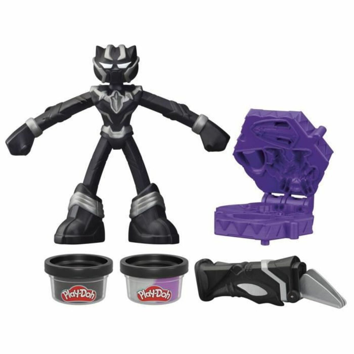 Modelling Clay Game Play-Doh Black Panther garras afiladas noir Modelling Clay Game Play-Doh Black Panther garras afiladas noir