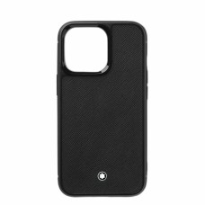 Mobile cover Montblanc 131196 iPhone 14 Pro Black