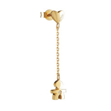 Pendientes Mujer leBebe LBB712 Oro de 9 Quilates Dorado