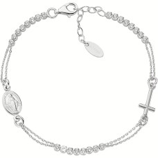 Ladies' Necklace Amen BRCRMIBBZ3 Silver