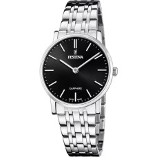 Reloj Hombre Festina F20047/4 Negro Plateado