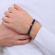Unisex Bracelet Guess JUMB02117JWSTBKT-U