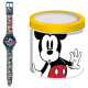 Infant's Watch Mickey Mouse MICKEY MOUSE  - TIN BOX Ø 33 mm