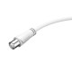 Cable de Antena Hama 00205045 Blanco 1,5 m