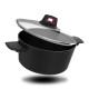 Olla con Tapa Taurus KCK4020 Negro 2 L 20 cm