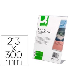 Expositor Q-Connect KF04177 Azul A4 Plástico 213 x 300 mm