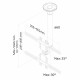 Soporte TV Neomounts FPMA-C400SILVER 52