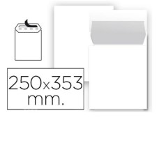 Sobres Liderpapel SB91 Blanco Papel 250 x 353 mm (1 unidad) (25 Unidades)