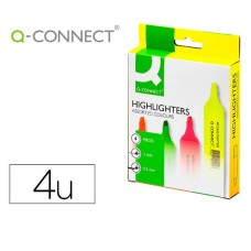 Subrayador Q-Connect KF01116 Multicolor (4 Unidades)