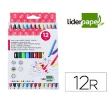 Set de Rotuladores Liderpapel RT10 12 Piezas