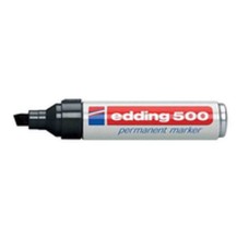 Rotulador permanente Edding 500-01 Negro 200 Piezas (3 Unidades) (10 Unidades)