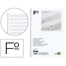 Music pad Liderpapel BM01 White 20 Sheets