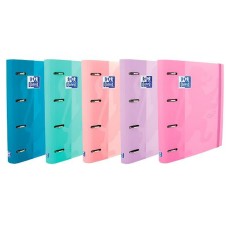 Carpeta de anillas Oxford 400119130 A4+ Pastel