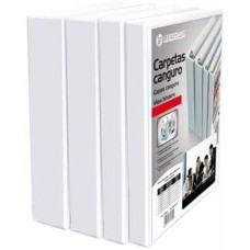 Carpeta de anillas Liderpapel KG25 Blanco A4