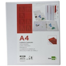 Carpeta de anillas Liderpapel KG24 Blanco A4